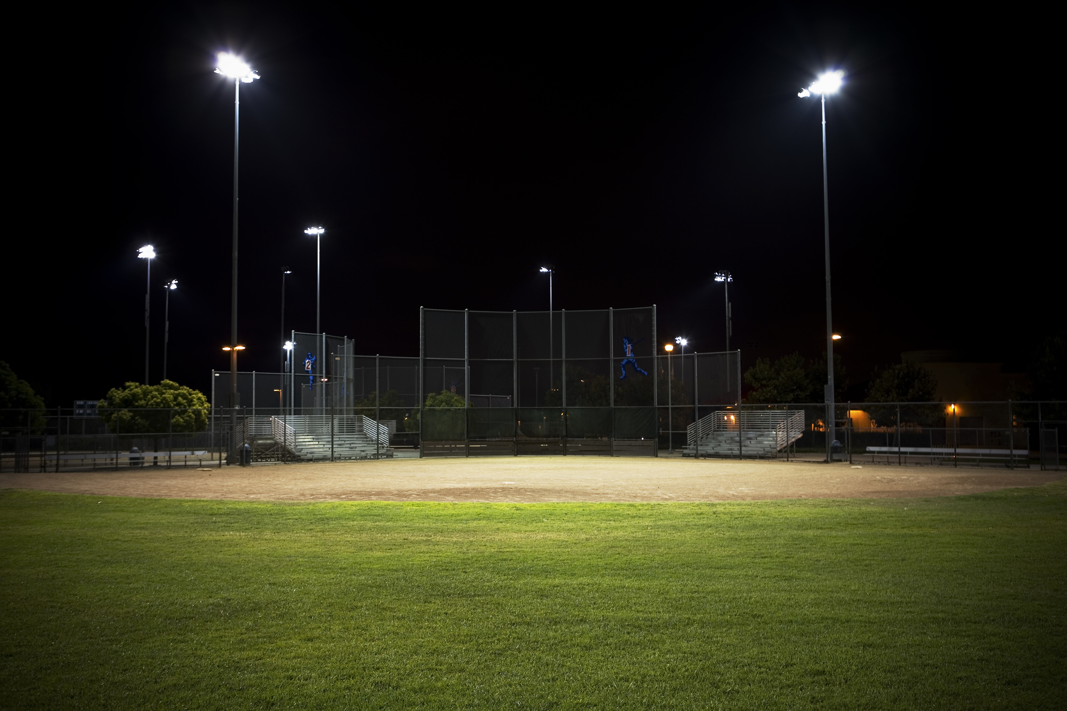 Little League baseball field