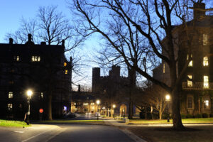 Campus of Princeton University at Night (Campus Safety)